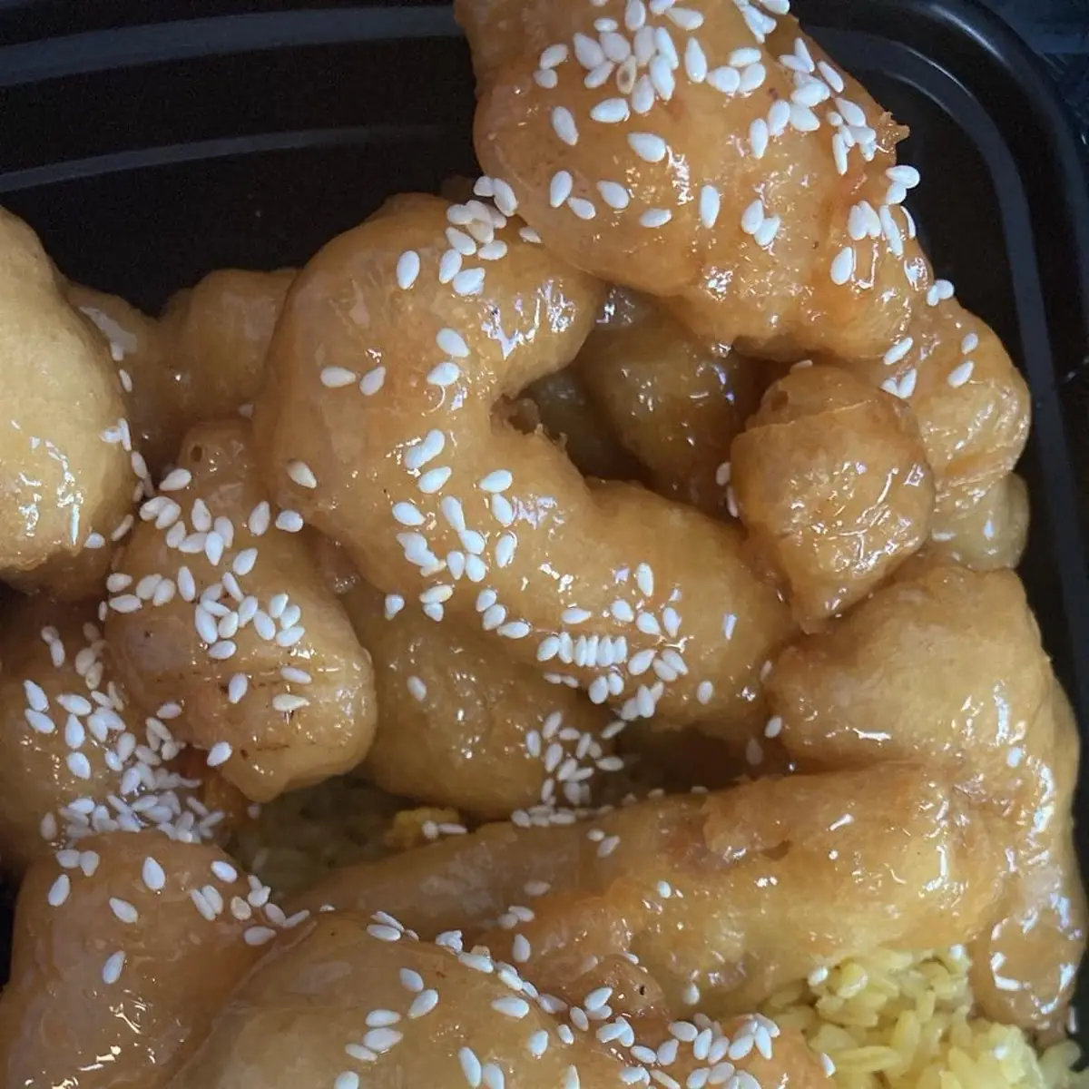 honey chicken combo platter 蜜汁鸡 晚